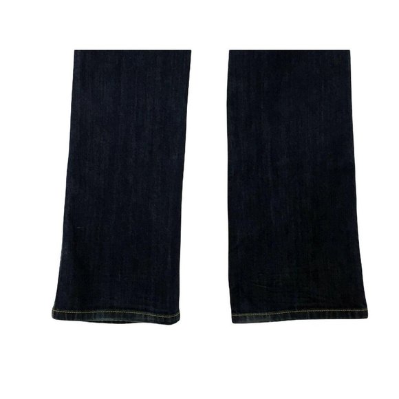 Nine West Womens Jeans Size 2/25 Stretch Cotton Flap Pockets Dark Wash 27.5x31 - Picture 8 of 10